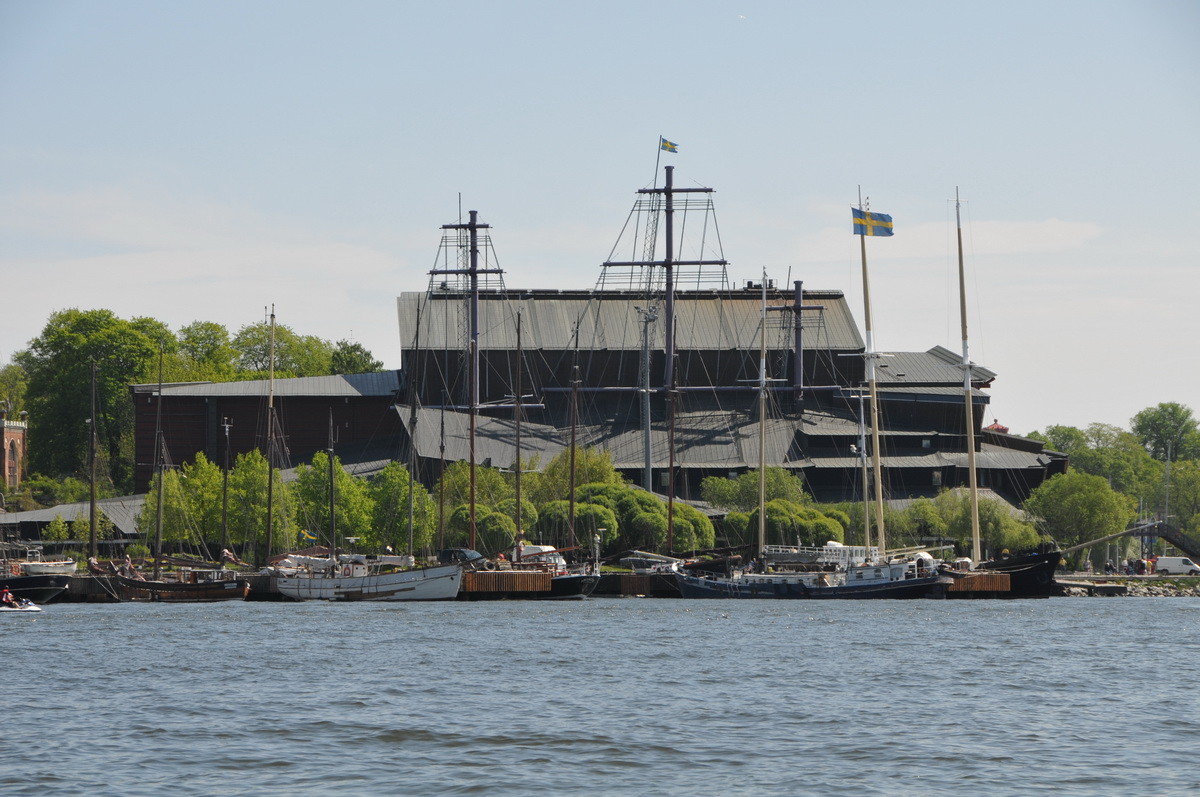 Halt auf der Insel Djurgården