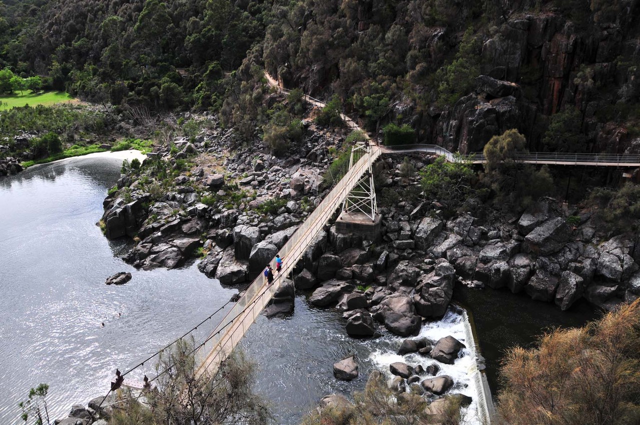 Der "Cataract Gorge" in Launceston