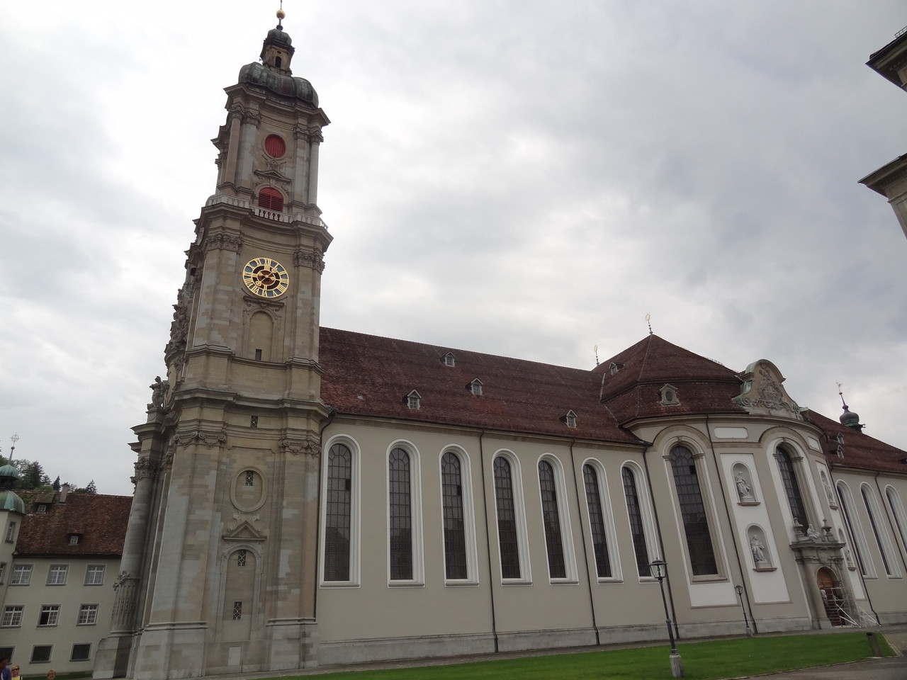 Hinfahrt via St. Gallen DIe Stiftskirche