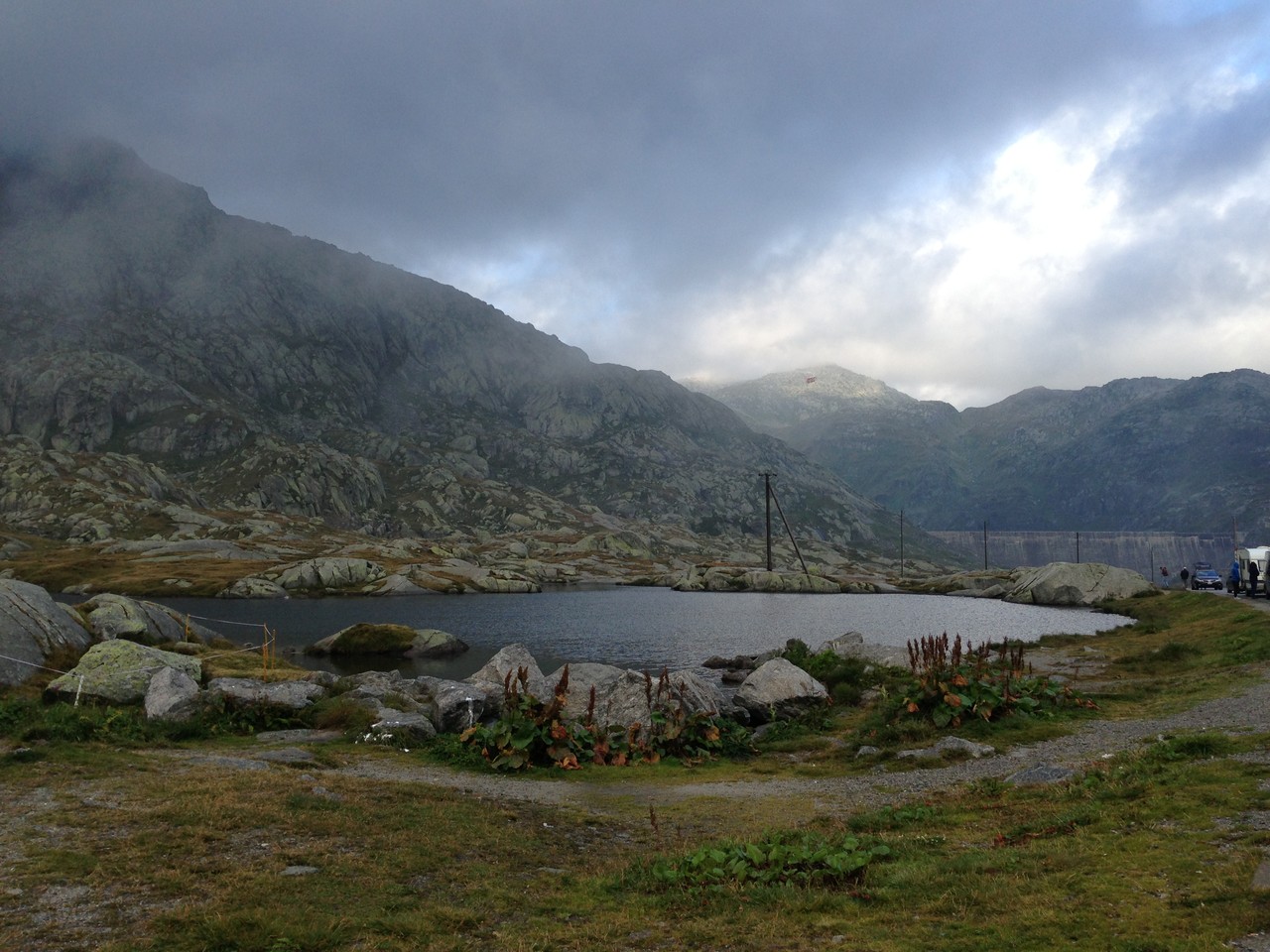 Auf dem Hinweg über den Gotthard Pass (10 Grad)