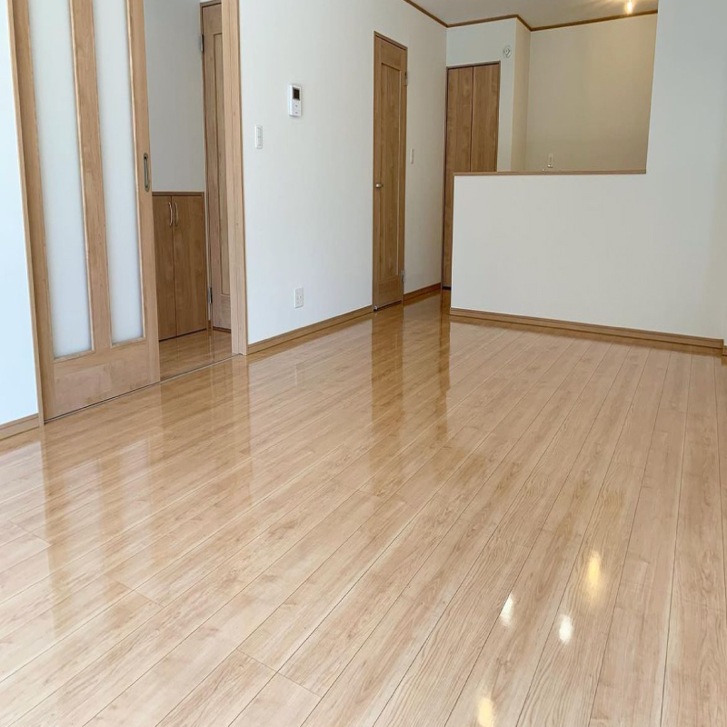 池田市　新築戸建て　UVフロアコーティング