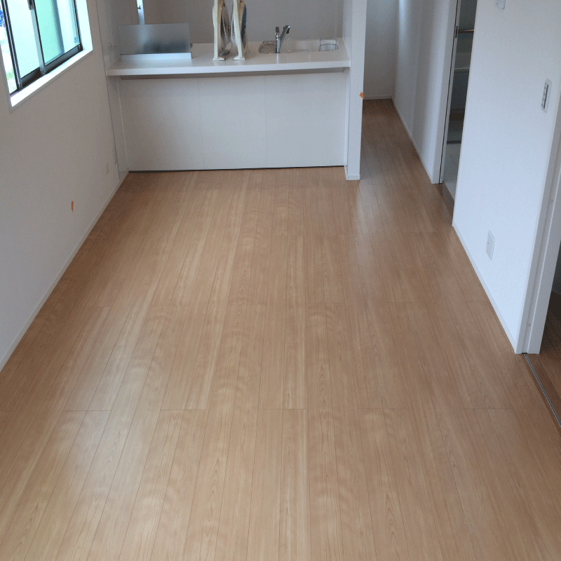 和泉市　新築マンション  UVフロアコーティング