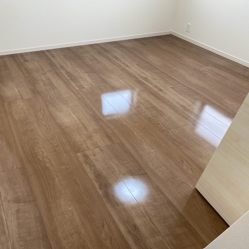 箕面市　新築戸建て　セラミックフロアコーティング