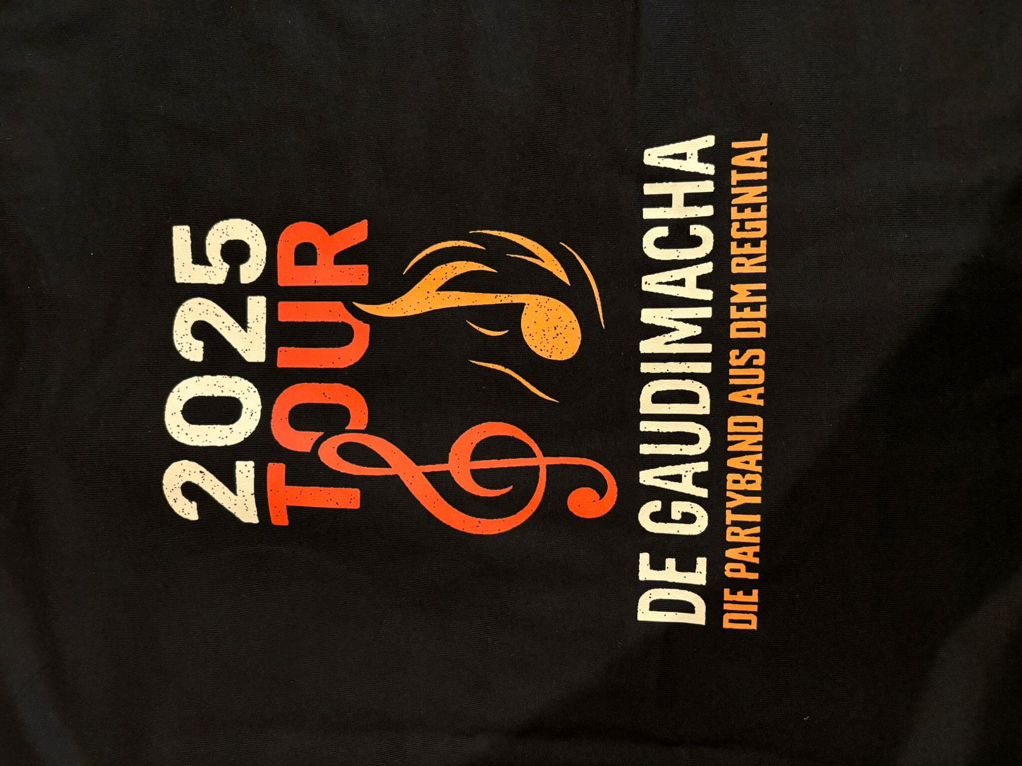 Tourdruck Gaudimacha Shirt Hinten