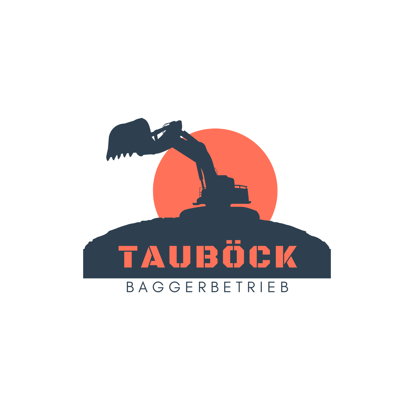 Logoerstellung "Baggerbetrieb Tauböck"