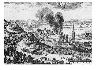 三十年戦争とスエーデンの略奪 ランツフート（バイエルン）の紹介