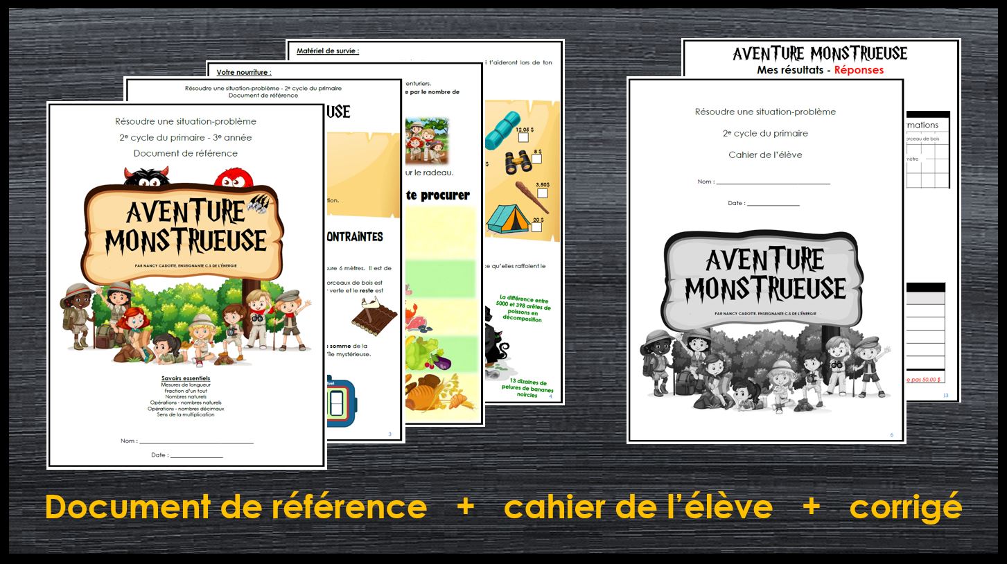 Résolution De Problème 5e Année à Imprimer Avec Corrigé Situation-problème mathématique 2e cycle - partage - Site de  ressourcesnancy !