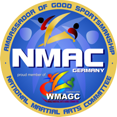 NMAC Germany Logo als nationaler Verband des WMAGC für Martial Arts Qualifikation und Sportsmanship