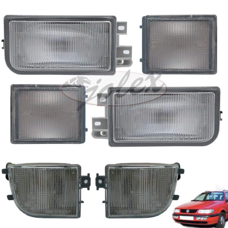 Set Di Fari Alogeni Per VW Polo 6N 9.94-8.99 H4 Senza Motore Inclusi