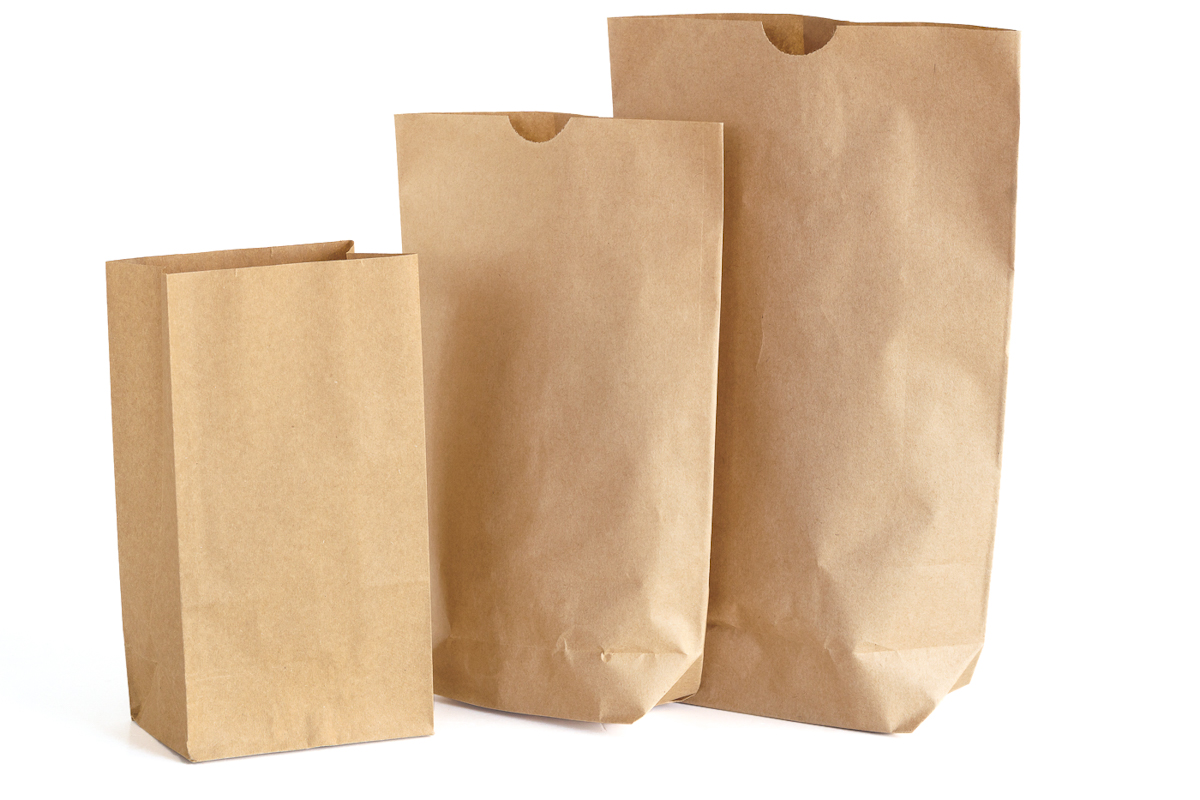 Kreuzbodenbeutel Papiertuten