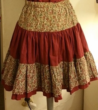 Jupe country soldes stars and stripes line dance country