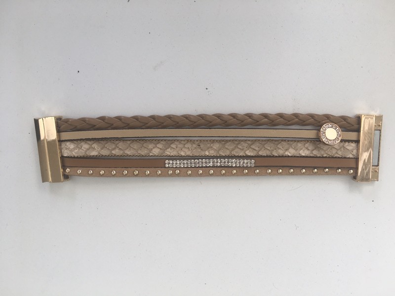Colt Bracelet en Cuir avec Fermoir à Pression 8