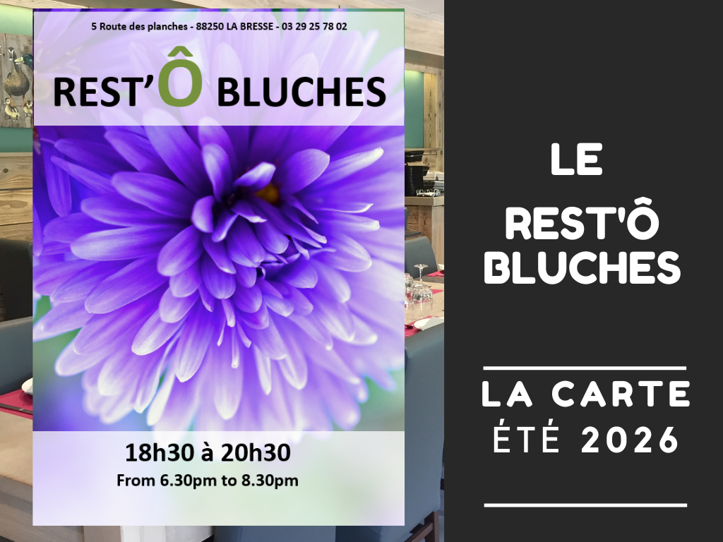 Rest'Ô Bluches - PRINTEMPS - ETE 2026