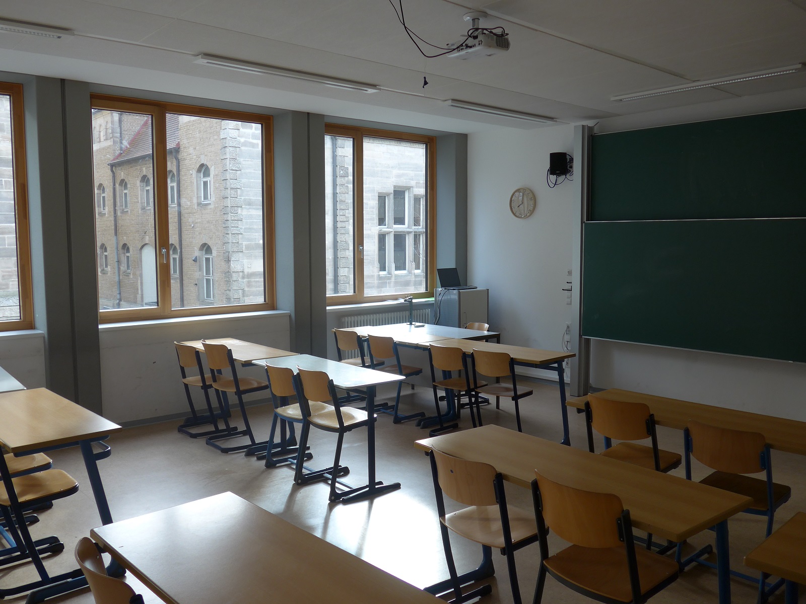 Klassenzimmer im Hauptgebäude