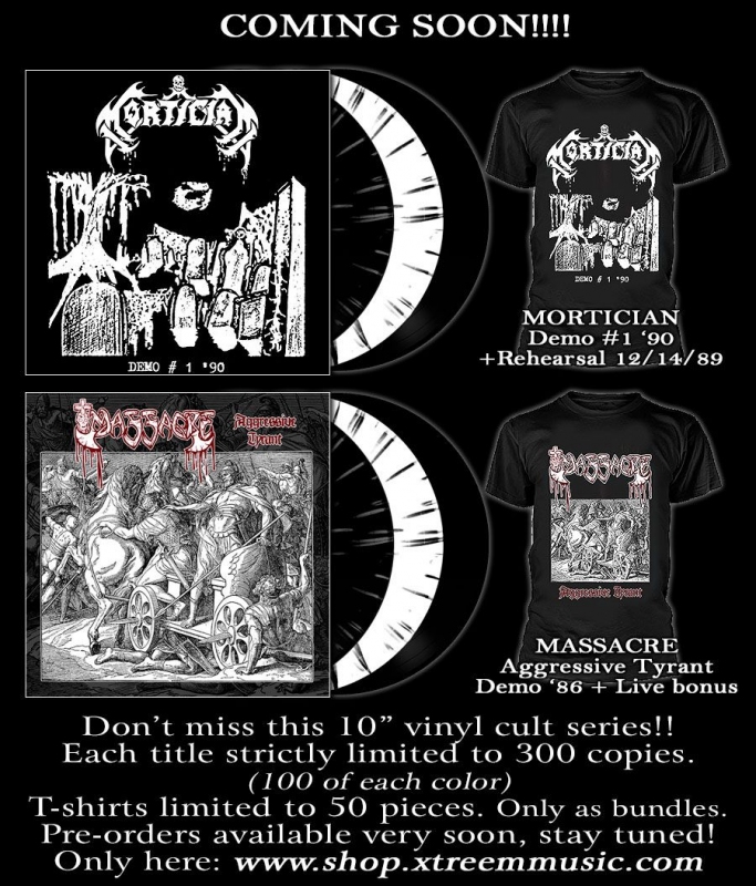 SINISTER, Pre-order, 10" vinyl, T-Shirt, European Death Metal, demos, Perpetual Damnation, rockers and other animals, news, Xtreem Music