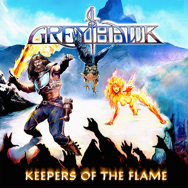 Epic Power, Heavy Metal, GREYHAWK, lyric-video, Keepers of the Flame, Rockers And Other Animals, News