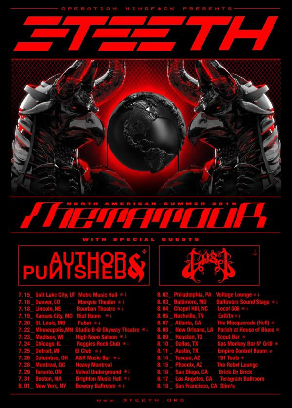 3TEETH, EXXXIT Video,Kerrang, Album, METAWAR, North American Tour, Rockers And Other Animals, Rock News, Rock Magazine, Rock Webzine, rock news, sleaze rock, glam rock, hair metal