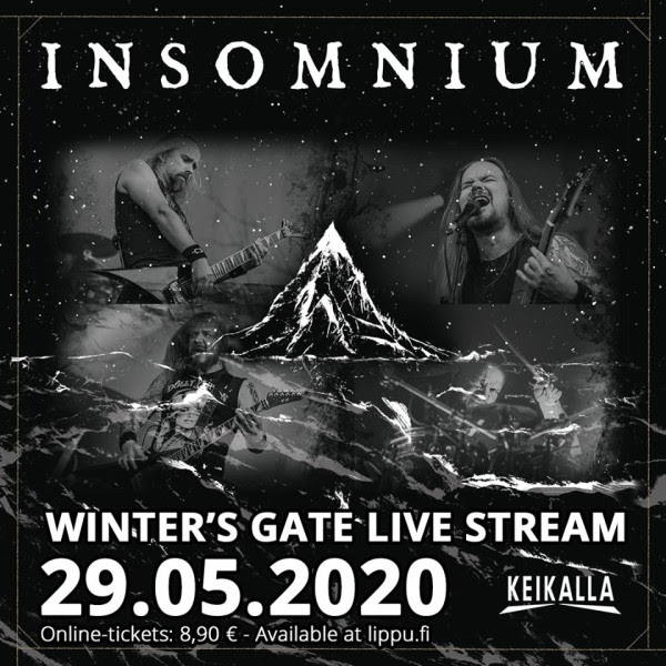INSOMNIUM, WINTER’S GATE, live stream, show, rockers and other animals magazine, news