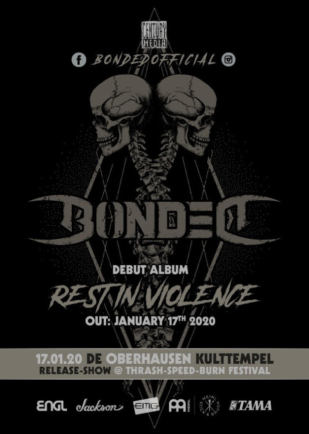 BONDED, new single and video, Suit Murderer, upcoming album, Rest In Violence, Rockers and other animals, news, valeria campagnale