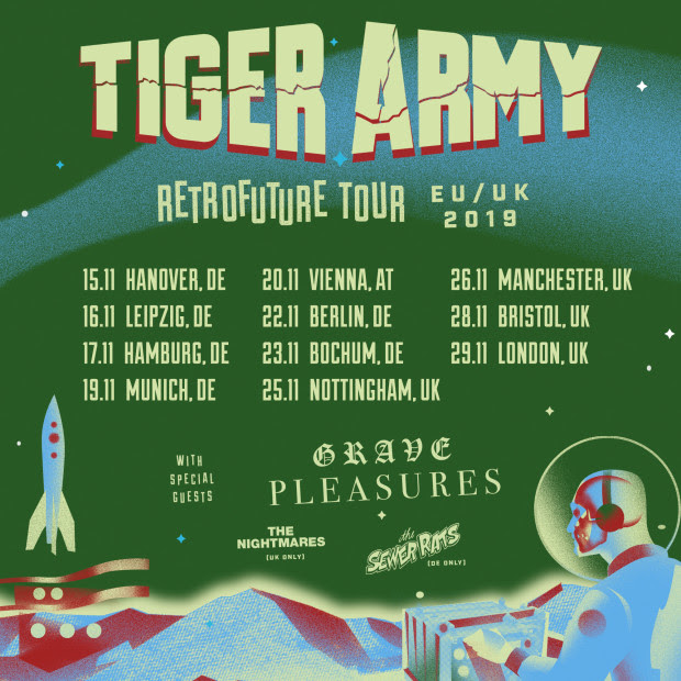 GRAVE PLEASURES, Violence Of Night, Doomsday Roadburn, Live At Roadburn Festival 2018, tour, Tiger Army , rockers and other animals, news