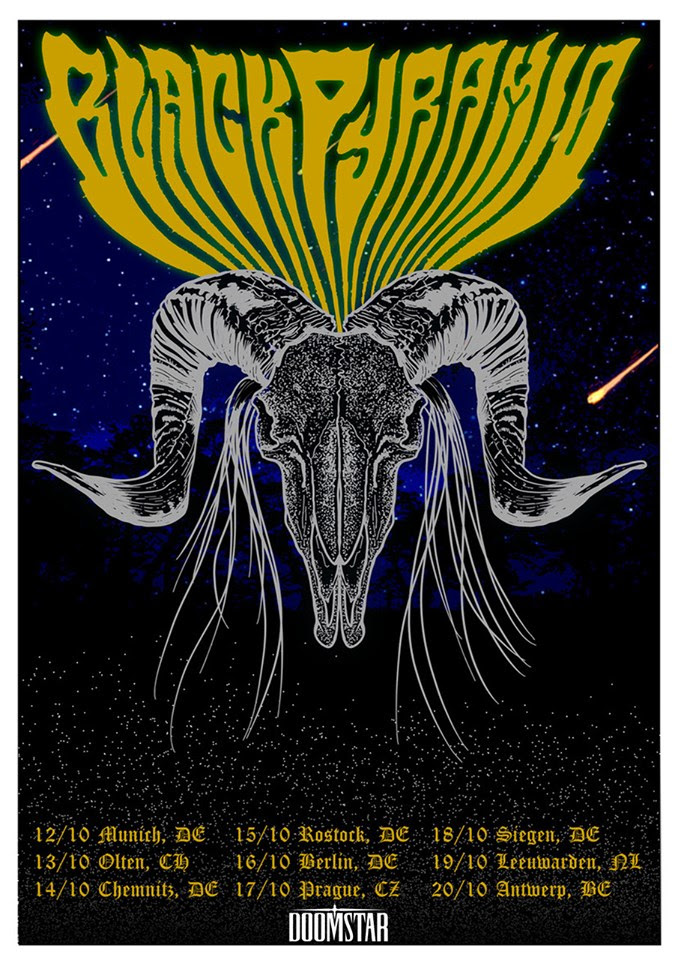 BLACK PYRAMID Celebrates Debut’s 10th Anniversary w/European Tour , rockers and other animals