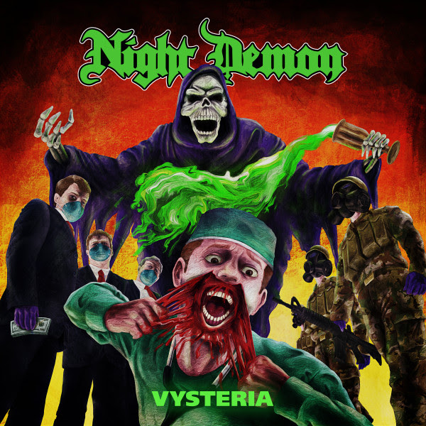 Night Demon Release 7’’ Single “Vysteria” worldwide release via Century Media Records, rockers and other animals