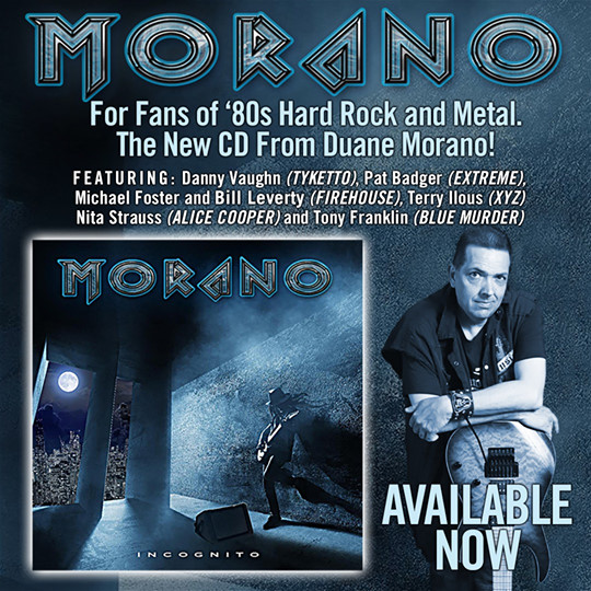 TESLA/DUANE MORANO TOUR DATES:
September 18 WASHINGTON, DC WARNER THEATRE
September 20 RALEIGH, NC RITZ
September 21 GREENSBORO, NC WHITE OAK EVENT SPACE