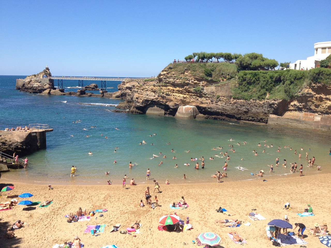 Strand in Biarritz