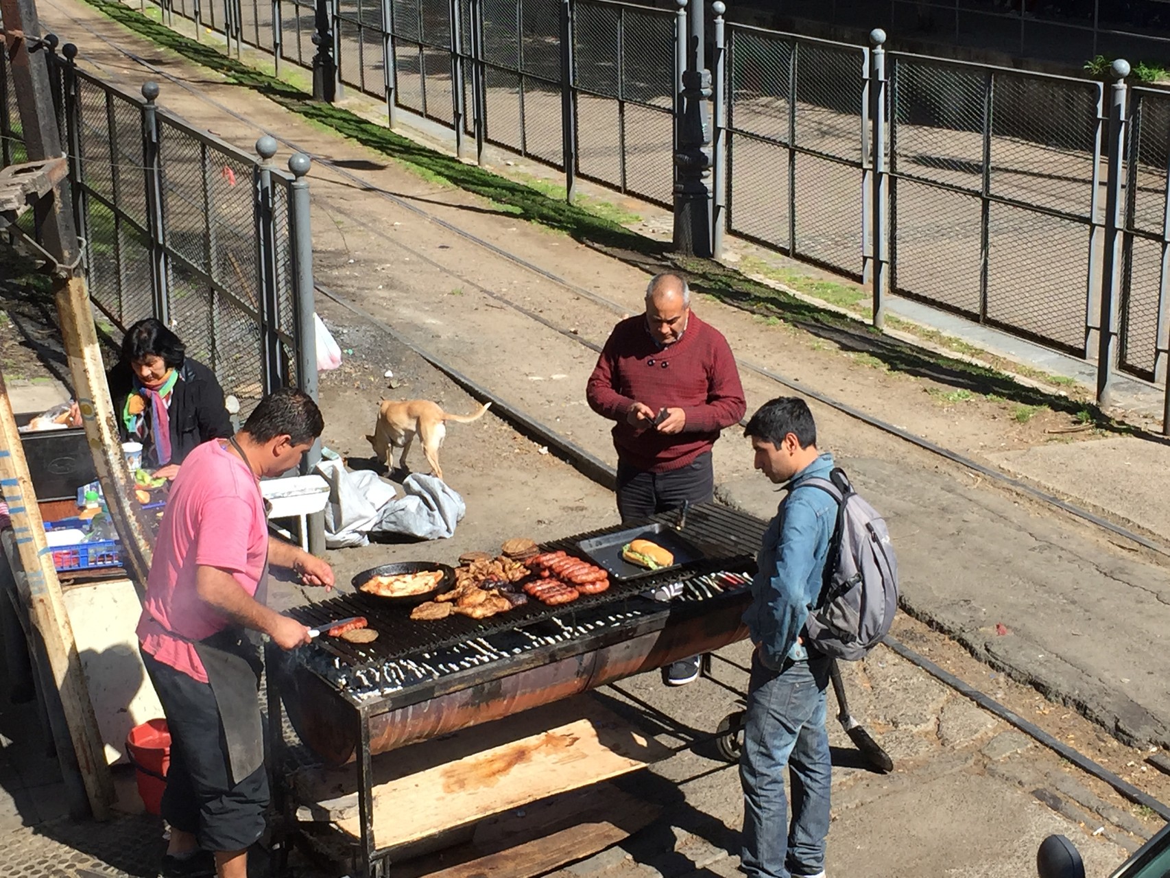 Parillada am Strasseneck!