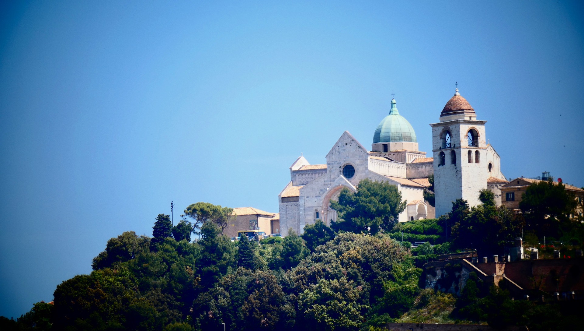 Ancona von der Fähre aus