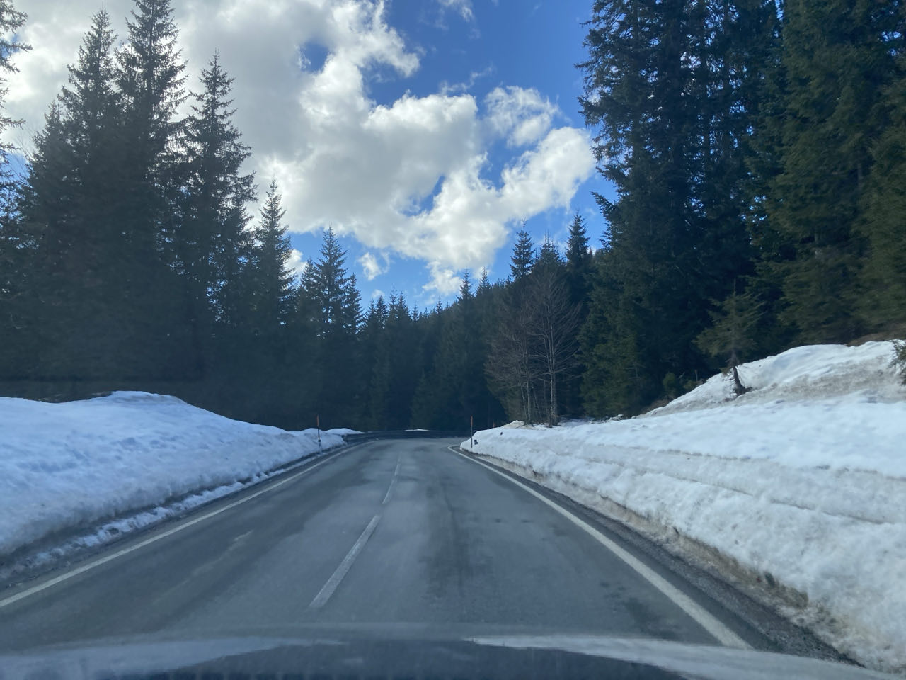 in Österreich ist es winterlich