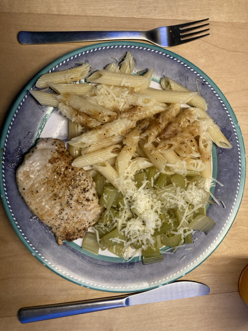 zum ersten Mal wieder Schweinefleisch