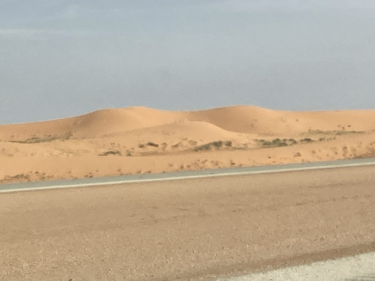 in Kuweit wieder Sanddünen