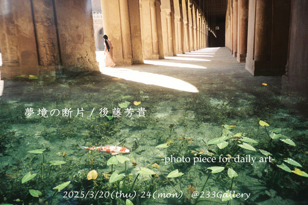 後藤芳貴写真展『夢境の断片』