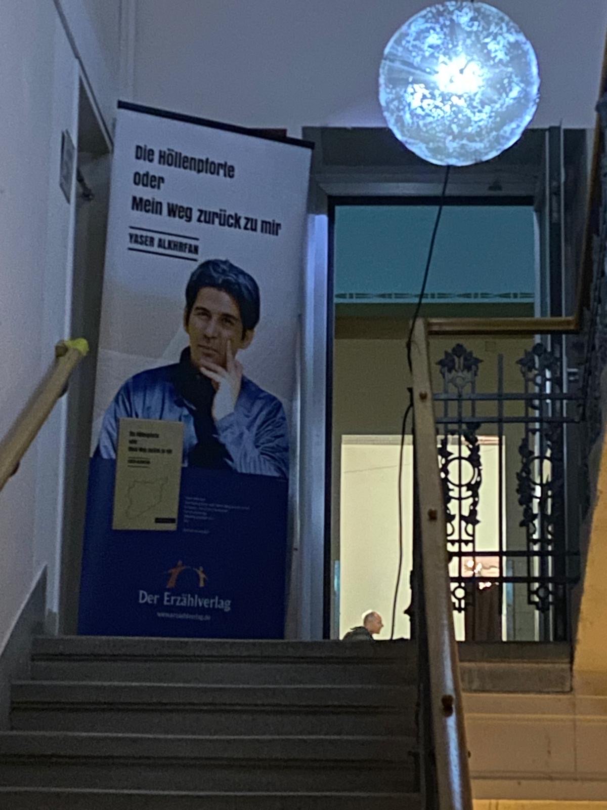 In der Semmelweisklinik lud der Verlag zu einem Abend mit Yasser Alkhrfan und Annette Merklin ein.