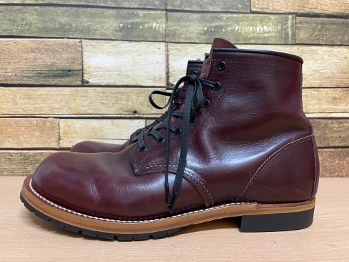 純正ハーフソール張替え済み　9011 9D 27cm 純正ハーフソール張替え済み 9011 9D 27cm 裏張り #ハーフラバー