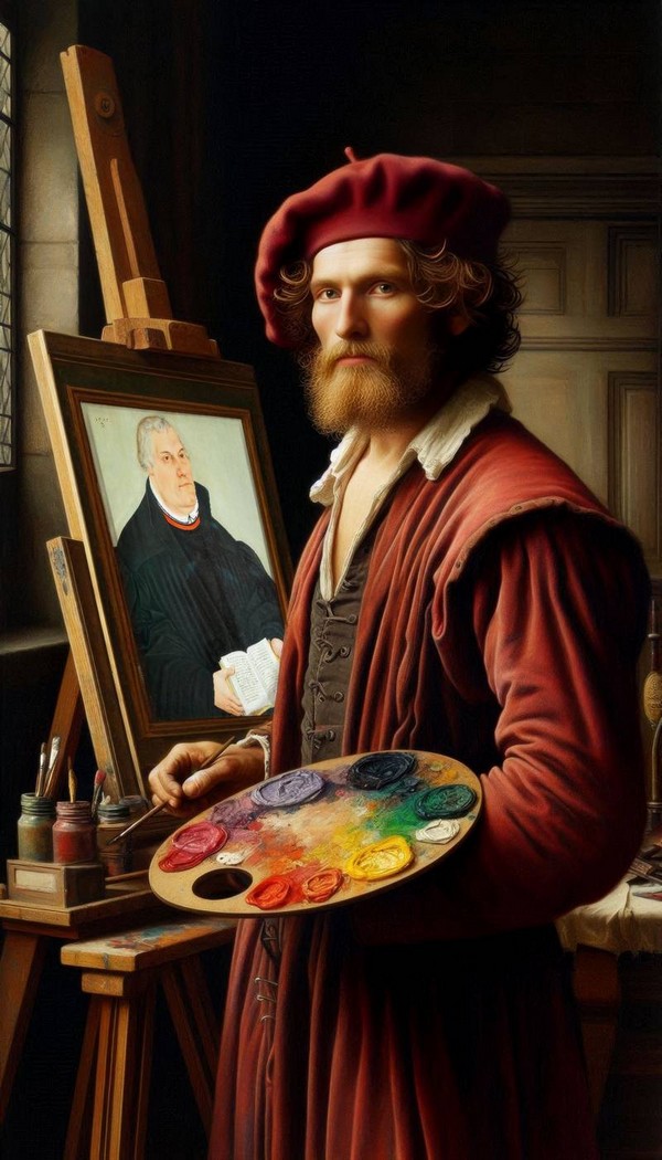 "Lucas Cranach d.J." - AI Concept Art - 2025