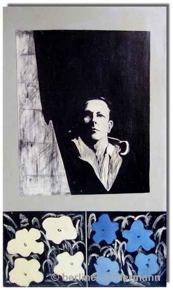 "Robert Rauschenberg"- linke Tafel/ 1987/ Öl auf Leinwand