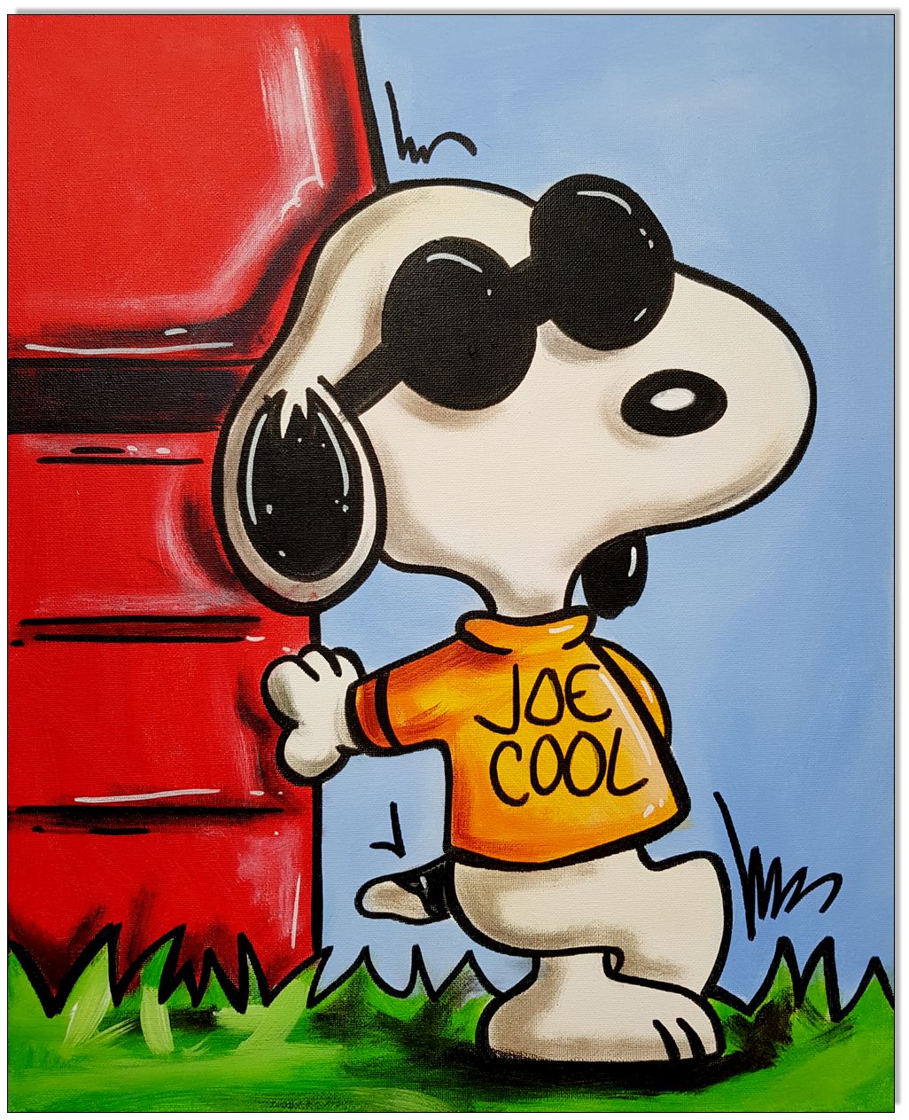 Snoopy Joe Cool Malerei Und Grafik Von Stefan Klausewitz Berlin