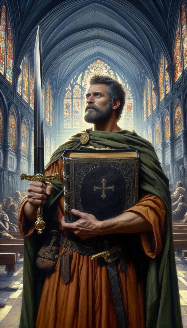 "Thomas Müntzer II" - AI Concept Art - 2025