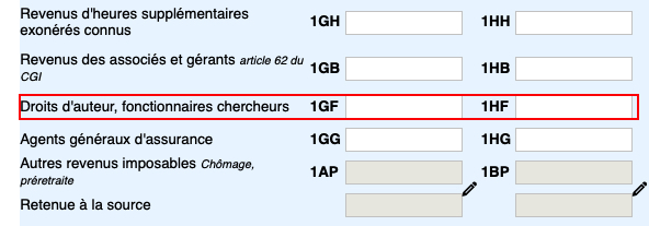 déclaration des droits d'auteur