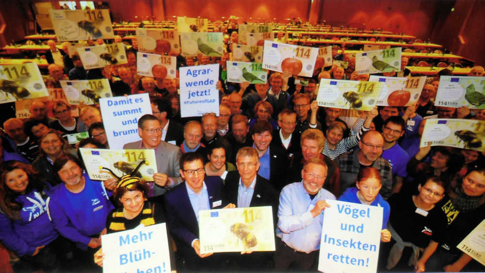 Die NABU Gruppen gemeinsam für die Agrarwende, Foto aus der Präsentation