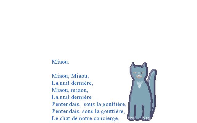 Mais Le Matou Revient Le Jour Suivant Miaou, Miaou, - Site Jimdo de atis-chaton!