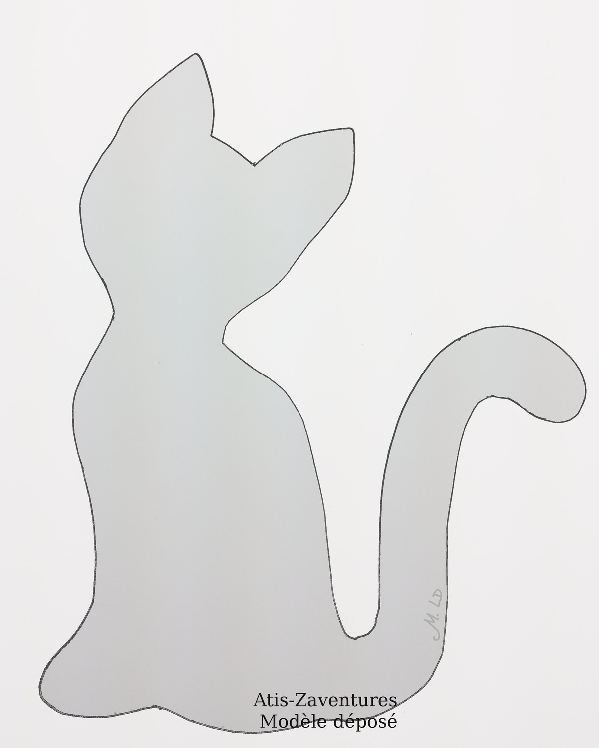 Petit Chat Gris Et Vert En Feutrine De M A Site Jimdo De Atis Chaton