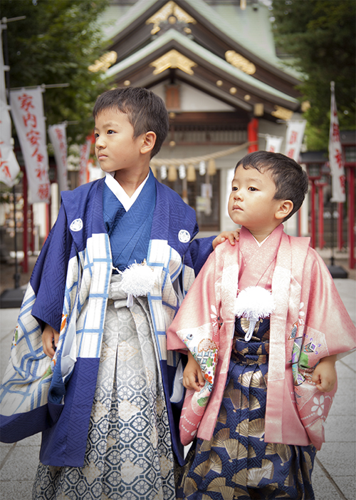 兄弟で七五三♪ ～発寒神社編～ - スタジオ夢物語 札幌