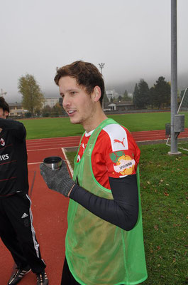 Tobias Schilter wurde mit dem gelben Karton bestraft.