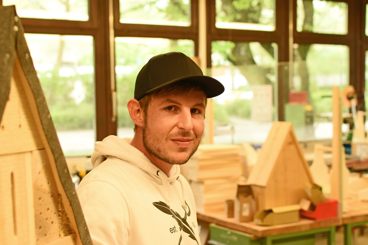 EinBLICK in den Arbeitsbereich von Daniel