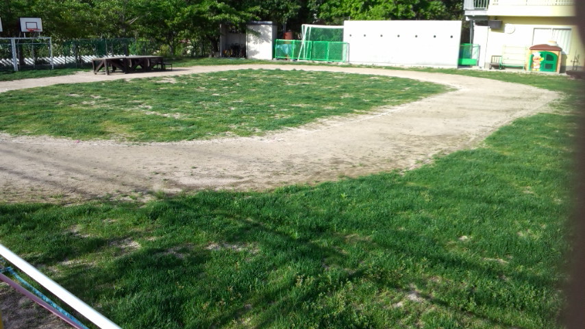 園庭緑化(鳥取方式)広島市佐伯区幼稚園様