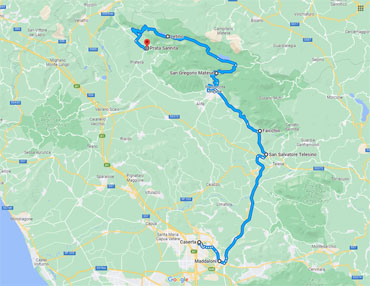 Moto itineraro - Parco regionale del Matese