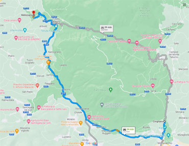 Moto itinerario - Parco regionale Monte Taburno - Camposauro